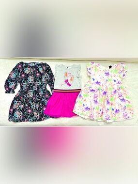 Cute Lot Girls Dresses Size 4T Years Gap, PL Kids Excellent Condition